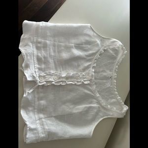 Reformation linen sleeveless top